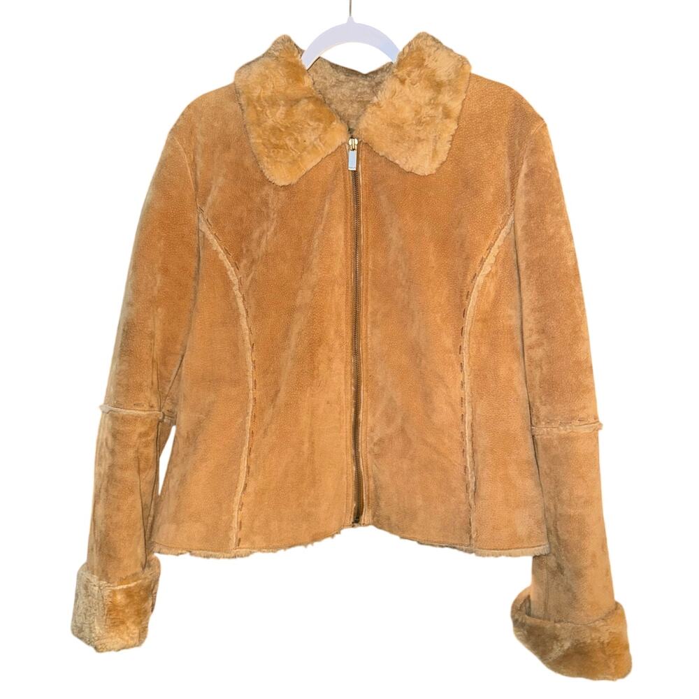WINLIT Woman’s leather Western Stitches Coat - size XL